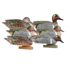 Avery GHG Pro Grade Greenwing Teal Duck Floater Decoys - 6pk 73123