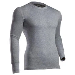 Coldpruf Platinum II 2-Layer Crew Top - Heather Grey