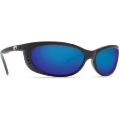 Costa Del Mar Fathom 580P - Matte Black Frame - Blue Mirror Lens