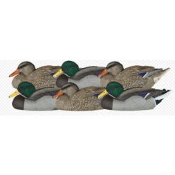 Dakota X-Treme Mallard Duck Floater Decoys - 6pk Rester Pack- 12065